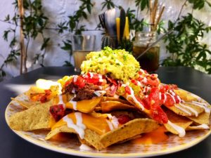 Restaurante Ancho, nachos con queso