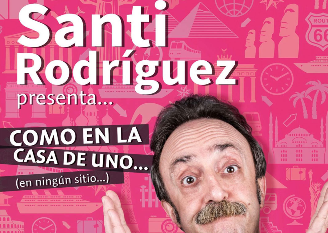 Cartel de la actuación de Santi Rodríguez en Bruselas
