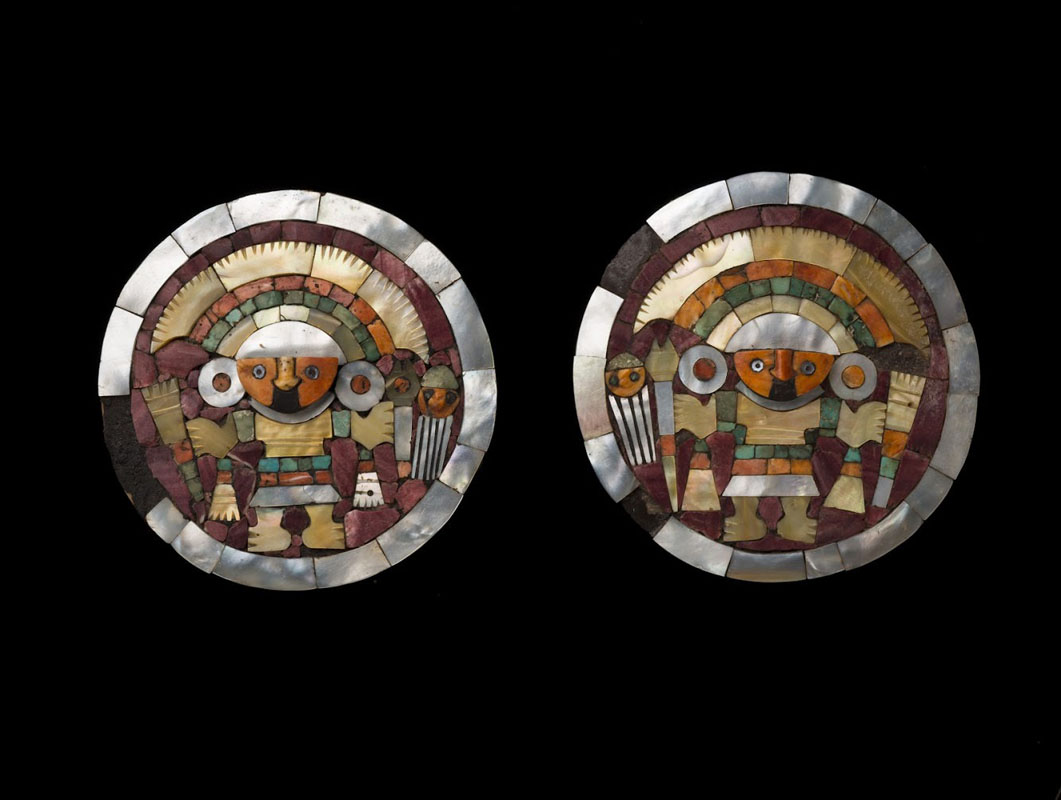 Pendientes Incas de la exposición Inca Dress Code