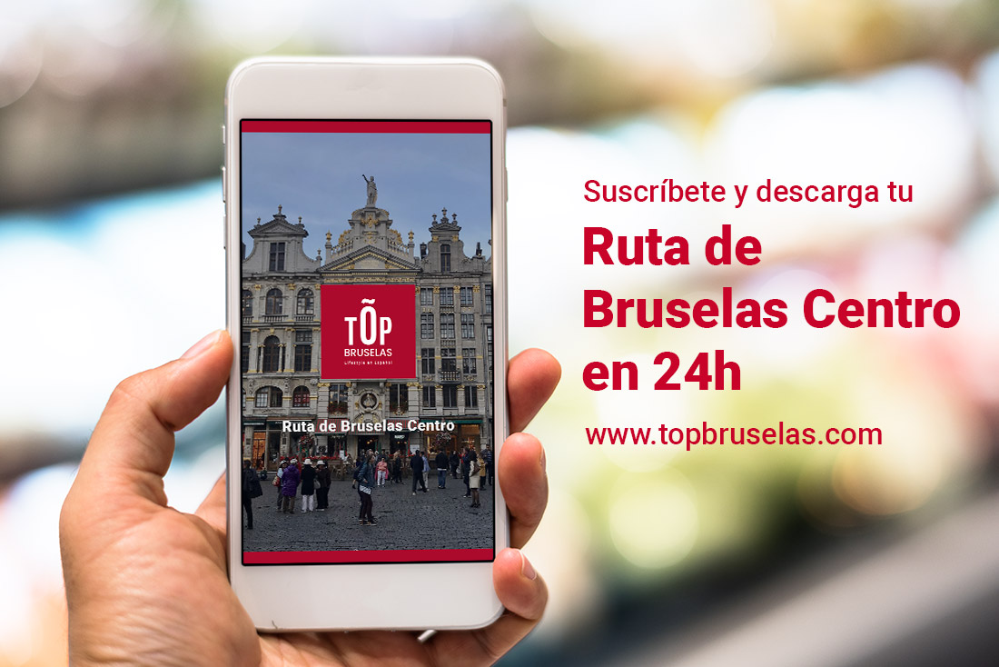 Suscribete y descarga en tu movil la ruta de Bruselas Centro en 24h