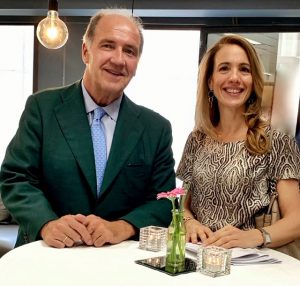 Entrevista a Pablo Alvarez, foto de Pablo con Marta